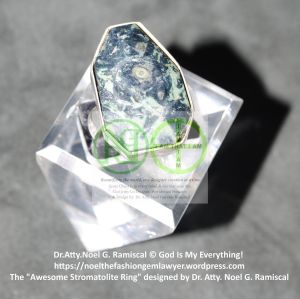 The Awesome Stromatolite Ring designed by Dr. Atty. Noel G. Ramiscal